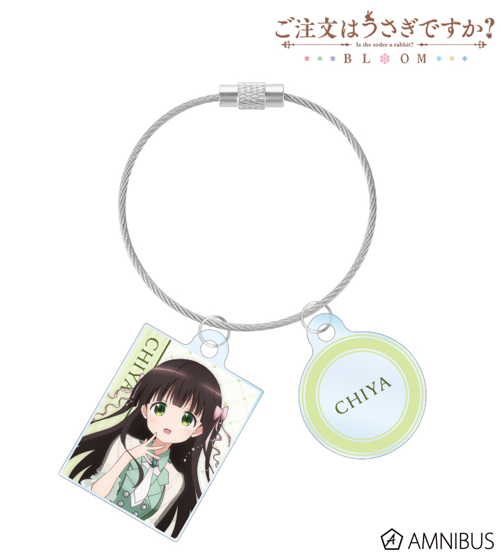 【アルマビアンカ】ご注文はうさぎですか？ BLOOM 描き下ろし 千夜 アイドル制服ver. 2連ワイヤーアクリルキーホルダー