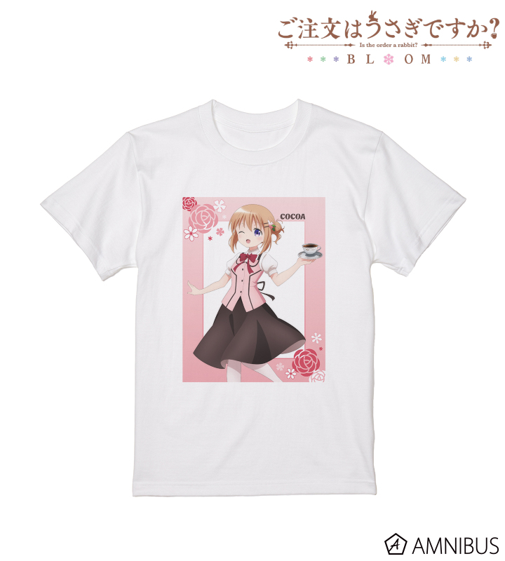 【アルマビアンカ】ご注文はうさぎですか？ BLOOM 描き下ろし ココア 素敵なティータイムver. Tシャツレディース（サイズ/XXXL）