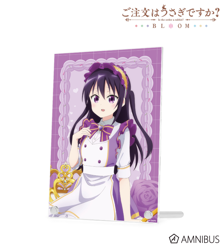 【アルマビアンカ】ご注文はうさぎですか？ BLOOM 描き下ろし リゼ お座りケーキver. A5アクリルパネル