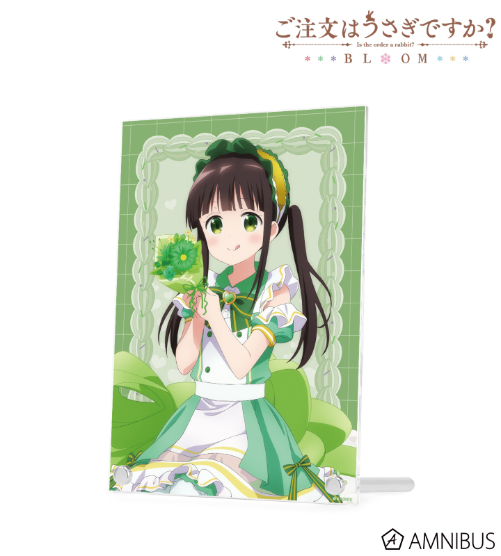 【アルマビアンカ】ご注文はうさぎですか？ BLOOM 描き下ろし 千夜 お座りケーキver. A5アクリルパネル
