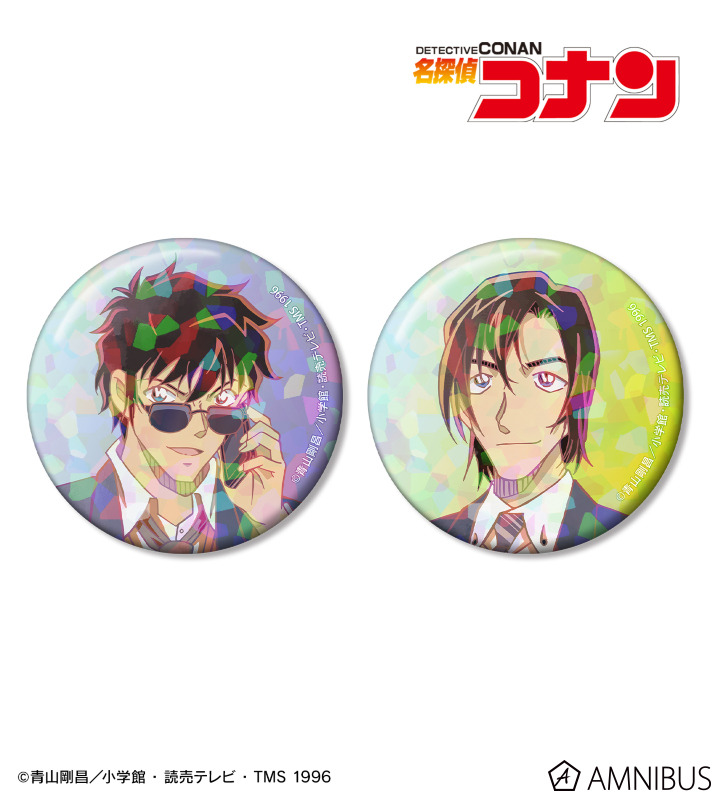 【アルマビアンカ】名探偵コナン 松田陣平&萩原研二 Ani-Art clear label 第2弾 ホログラム缶バッジ2個セット