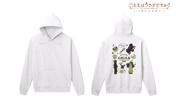 【アルマビアンカ】ご注文はうさぎですか？ BLOOM 千夜 Ani-Sketch パーカーレディース（サイズ/XXXL）