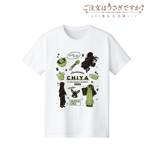 【アルマビアンカ】ご注文はうさぎですか？ BLOOM 千夜 Ani-Sketch Tシャツレディース（サイズ/XXXL）