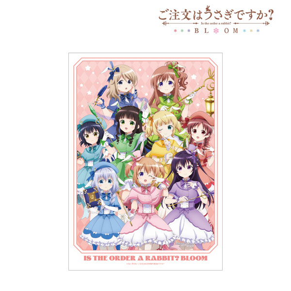 【アルマビアンカ】ご注文はうさぎですか？ BLOOM 描き下ろし チノ 魔法少女ver. A3マット加工ポスター