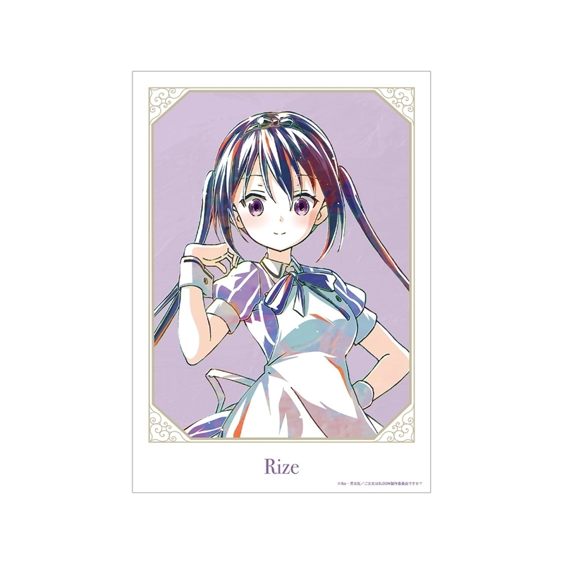 【アルマビアンカ】ご注文はうさぎですか？ BLOOM リゼ Ani-Art 第2弾 A3マット加工ポスター