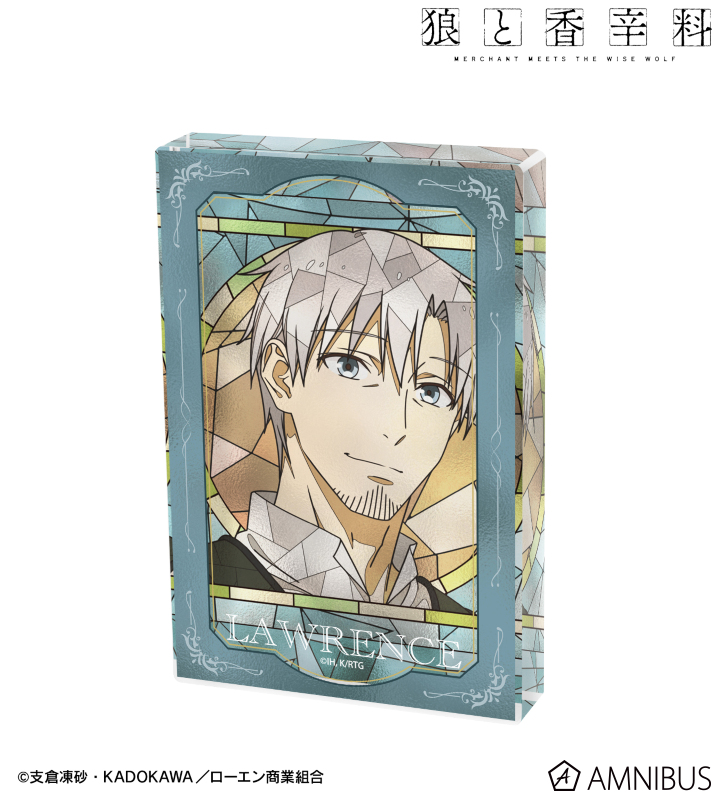 【アルマビアンカ】TVアニメ『狼と香辛料 MERCHANT MEETS THE WISE WOLF』 クラフト・ロレンス Aure Glass アクリルブロック