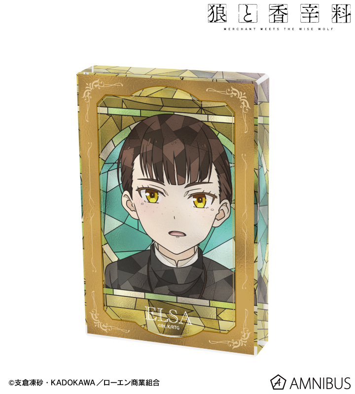 【アルマビアンカ】TVアニメ『狼と香辛料 MERCHANT MEETS THE WISE WOLF』 エルサ・シュティングハイム Aure Glass アクリルブロック