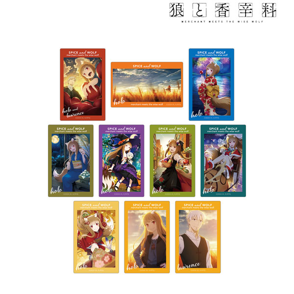 【アルマビアンカ】TVアニメ『狼と香辛料 MERCHANT MEETS THE WISE WOLF』 トレーディング Aure Glass コンパクトクリアカード 1BOX入数：10