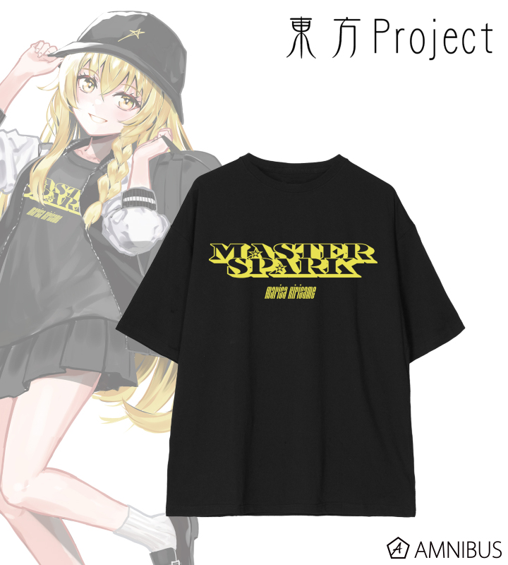 【アルマビアンカ】東方Project 松本能人イラスト 現代風ファッションver. 霧雨魔理沙 着用BIGシルエットTシャツユニセックス（サイズ/XL）