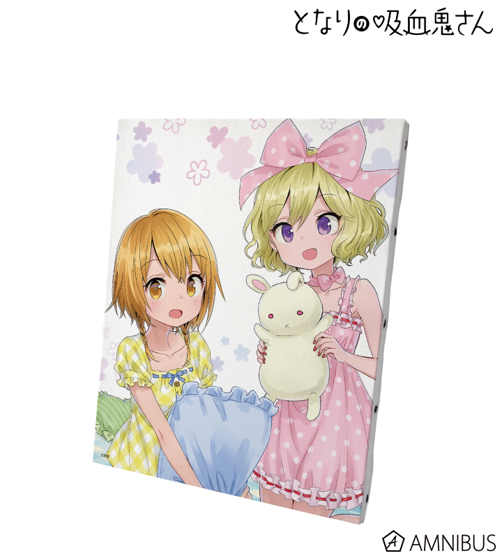 【アルマビアンカ】となりの吸血鬼さん 夏木ひなた&エリー キャンバスボード
