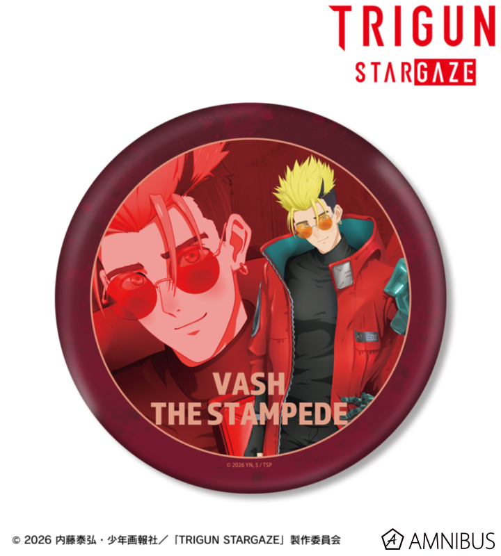 【アルマビアンカ】TVアニメ「TRIGUN STARGAZE」 ヴァッシュ・ザ・スタンピード キャラクタービジュアル BIG缶バッジ