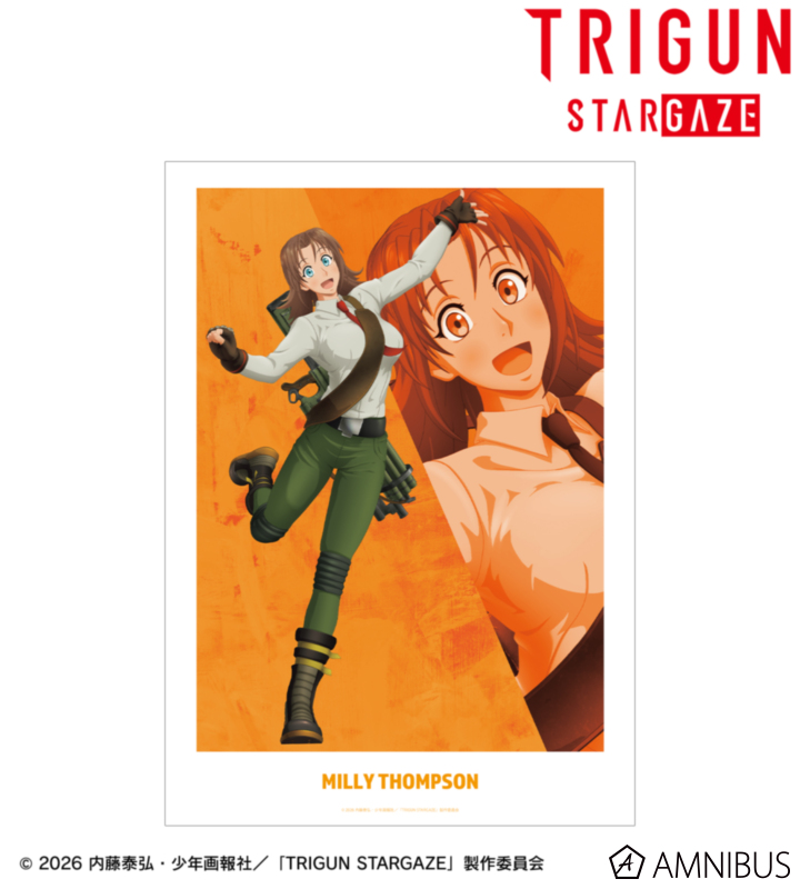 【アルマビアンカ】TVアニメ「TRIGUN STARGAZE」 ミリィ・トンプソン キャラクタービジュアル A3マット加工ポスター