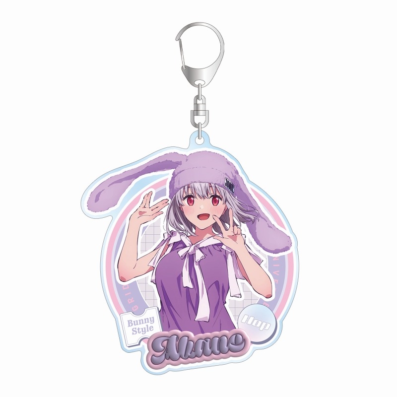【アルマビアンカ】グリッドマン ユニバース 描き下ろし 新条アカネ うさぎの着ぐるみver. BIGアクリルキーホルダー