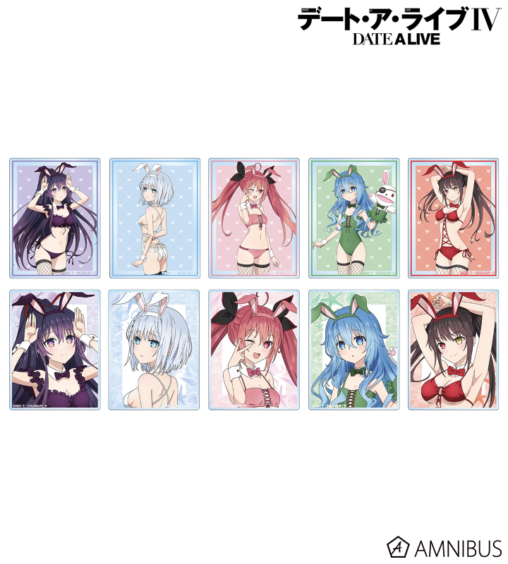 【アルマビアンカ】デート・ア・ライブIV 描き下ろし 水着バニーver. トレーディングアクリルカード 1BOX入数：10