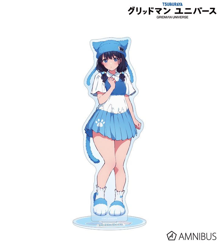 【アルマビアンカ】グリッドマン ユニバース 描き下ろし 宝多六花 猫の着ぐるみver. アクリルスタンド