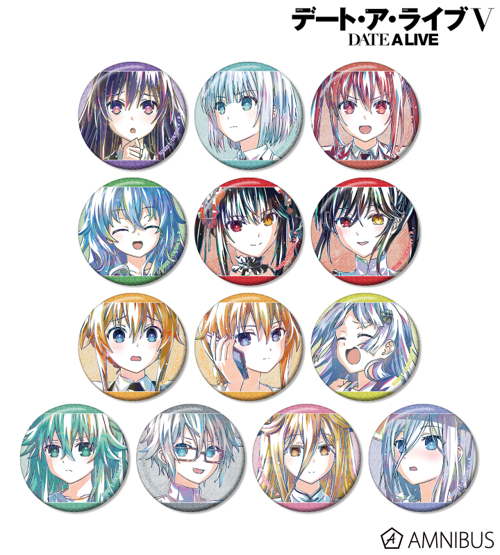 【アルマビアンカ】アニメ「デート・ア・ライブV」 トレーディング Ani-Art 第2弾 グリッター缶バッジ 1BOX入数：13