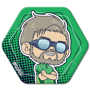 【シンクイノベーション】ひゃくえむ。 六角形缶バッジ E 海棠