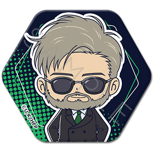 【シンクイノベーション】ひゃくえむ。 六角形缶バッジ K 海棠 黒スーツVer.