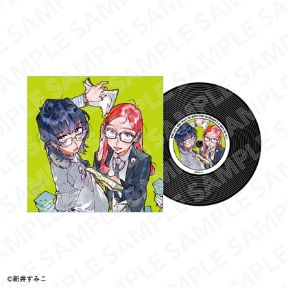 【KADOKAWA】気になってる人が男じゃなかった レコード風コースター A