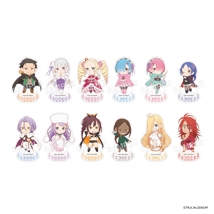 【KADOKAWA】「Re：ゼロから始める異世界生活」4th season トレーディングミニキャラアクリルスタンドフィギュア 1BOX入数：12