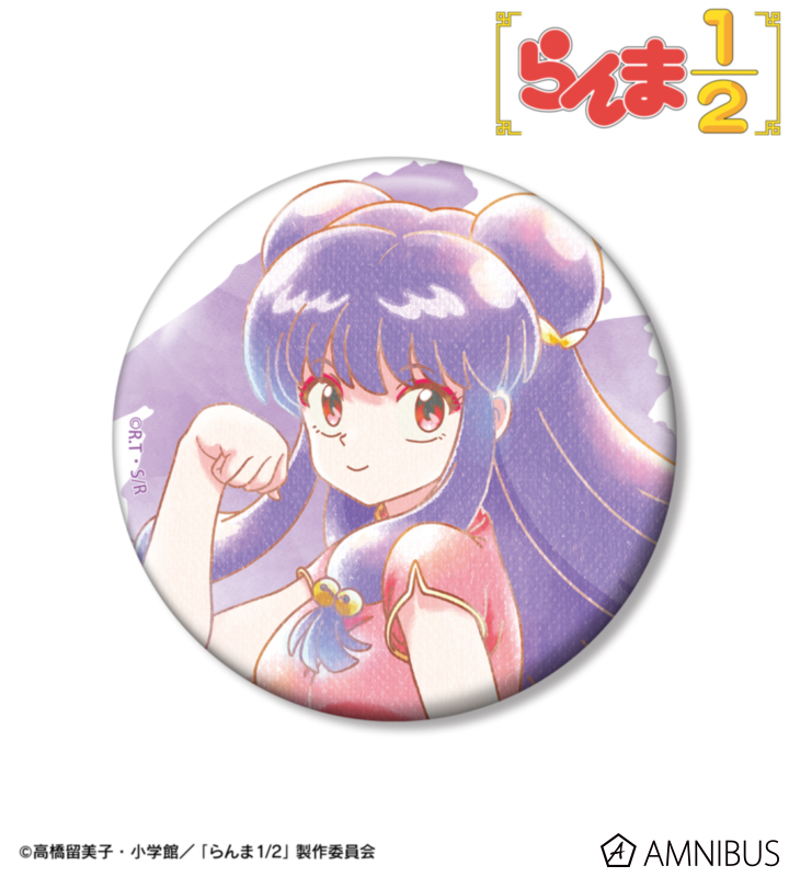 【アルマビアンカ】TVアニメ「らんま1/2」 シャンプー Ani-Art aqua label 100mm缶バッジ