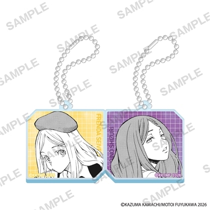 【KADOKAWA】コミック「とある科学の超電磁砲」 アクリルペアキーホルダー 麦野&フレンダ