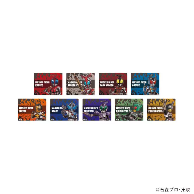 【A3】アクリルカード「仮面ライダーカブト」01/ブラインド（全9種）（グラフアートイラスト） 1BOX入数：9