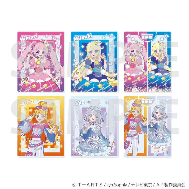【A3】アクリルカ－ド「ひみつのアイプリ」05／デュオコ－デver． トレ－ディング（全6種）（描き下ろしイラスト） 1BOX入数：6