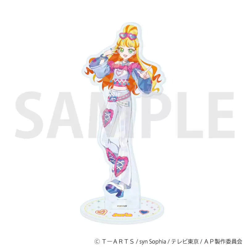 【A3】ホログラムアクリルスタンド「ひみつのアイプリ」03／五十嵐じゅりあ デュオコ－デver．（描き下ろしイラスト）
