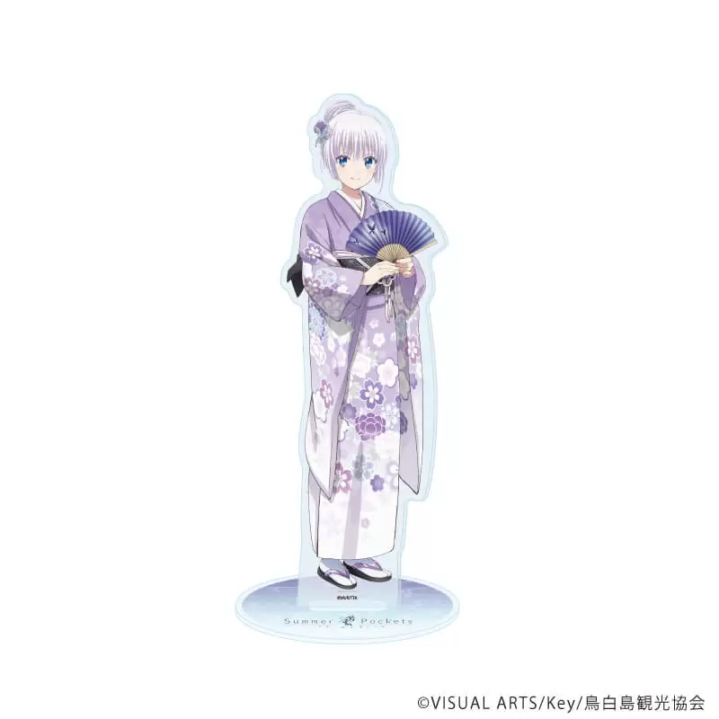 【A3】アクリルスタンド「TVアニメ『Summer Pockets』」11/鳴瀬しろは 着物ver.（描き下ろしイラスト）
