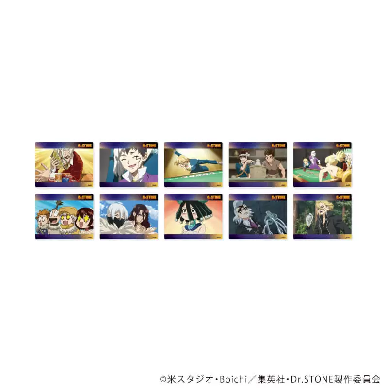 【A3】アクリルカード「Dr.STONE」21/ブラインド（全10種）（場面写イラスト） 1BOX入数：10
