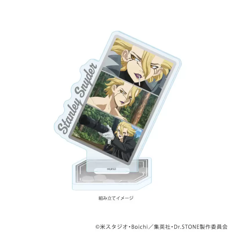 【A3】アクリルスタンドプレート「Dr.STONE」33/スタンリー・スナイダー（場面写イラスト）