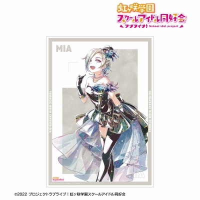 【アルマビアンカ】ラブライブ！虹ヶ咲学園スクールアイドル同好会 ミア・テイラー Ani-Art 第2弾 A3マット加工ポスター