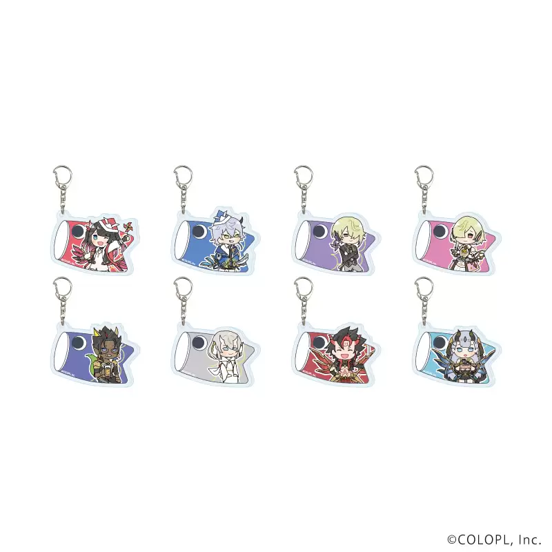 【A3】アクリルキーホルダー「白猫プロジェクト」08/こどもの日ver. ブラインド（全8種）（グラフアートイラスト） 1BOX入数：8