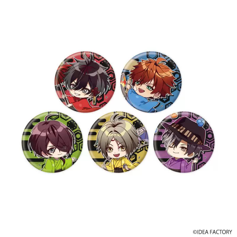 【A3】缶バッジ「天獄ストラグル」01/昔遊びver. ブラインド（全5種）（ミニキャライラスト） 1BOX入数：5
