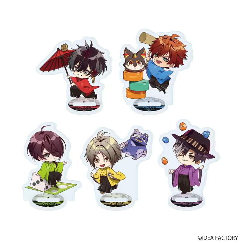 【A3】アクリルぷちスタンド「天獄ストラグル」01/昔遊びver. ブラインド（全5種）（ミニキャライラスト） 1BOX入数：5