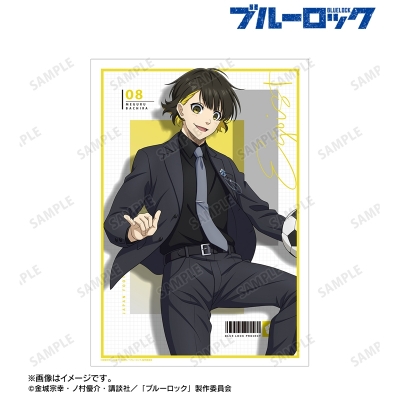 【アルマビアンカ】TVアニメ『ブルーロック』 描き下ろし 蜂楽 廻 スーツモデルver． A3マット加工ポスター