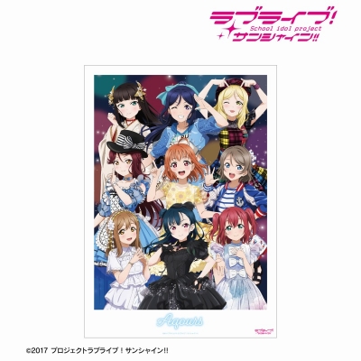 【アルマビアンカ】ラブライブ！サンシャイン！！ 描き下ろし 集合 3rdソロコンサートver. A3マット加工ポスター