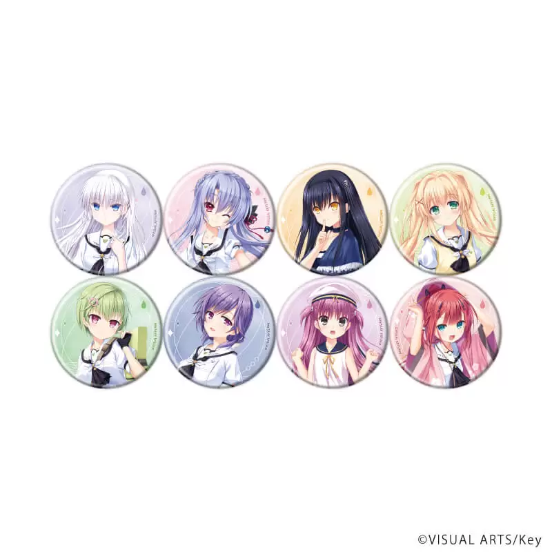 【A3】缶バッジ「Summer Pockets REFLECTION BLUE」02/ブラインド（全8種）（公式イラスト） 1BOX入数：8