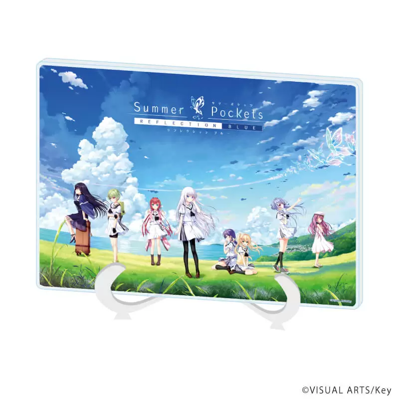 【A3】アクリルアートボード（A5サイズ）「Summer Pockets REFLECTION BLUE」02/集合デザイン（公式イラスト）