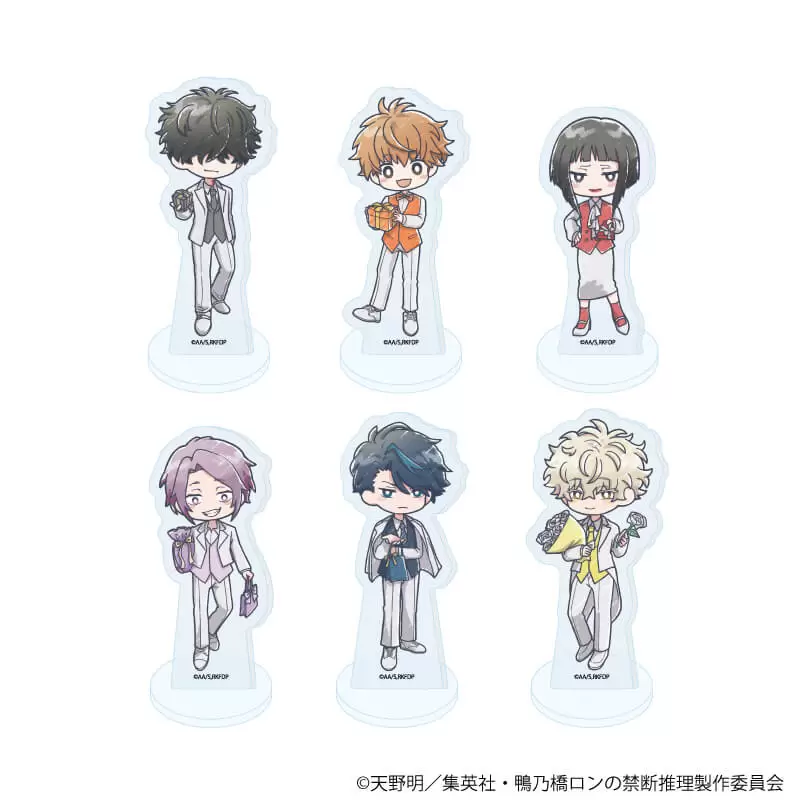【A3】アクリルぷちスタンド「鴨乃橋ロンの禁断推理」06/贈り物ver． ブラインド（全6種）（グラフアートイラスト） 1BOX入数：6