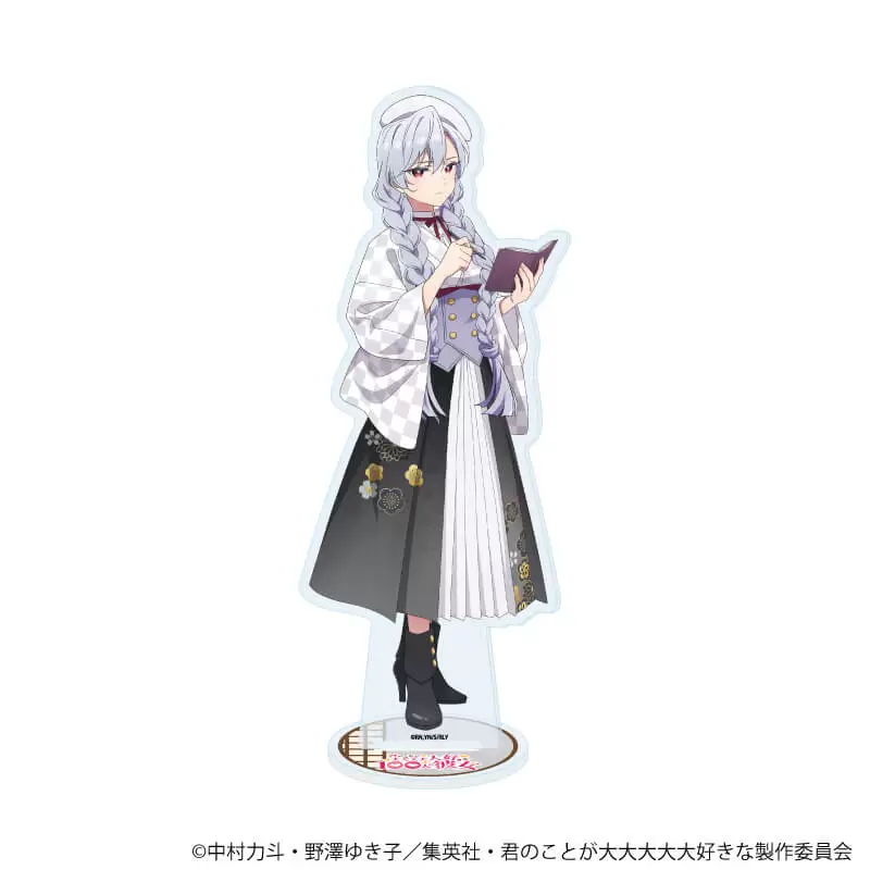 【A3】アクリルスタンド「君のことが大大大大大好きな100人の彼女」22/栄逢凪乃 モダンレトロver（描き下ろしイラスト）