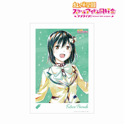 【アルマビアンカ】ラブライブ！虹ヶ咲学園スクールアイドル同好会 三船 栞子 Ani-Art A3マット加工ポスター