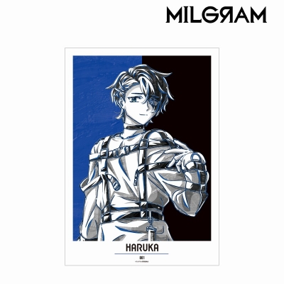 【アルマビアンカ】MILGRAM -ミルグラム- ハルカ Ani-Art BLACK LABEL A3マット加工ポスター