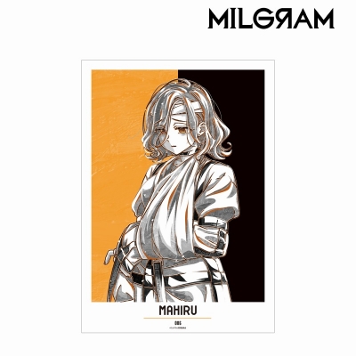 【アルマビアンカ】MILGRAM -ミルグラム- マヒル Ani-Art BLACK LABEL A3マット加工ポスター