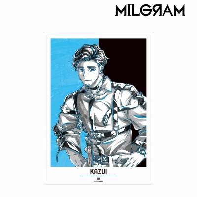 【アルマビアンカ】MILGRAM -ミルグラム- カズイ Ani-Art BLACK LABEL A3マット加工ポスター