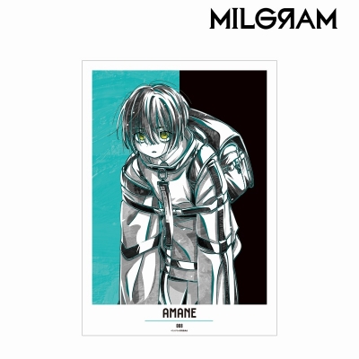 【アルマビアンカ】MILGRAM -ミルグラム- アマネ Ani-Art BLACK LABEL A3マット加工ポスター