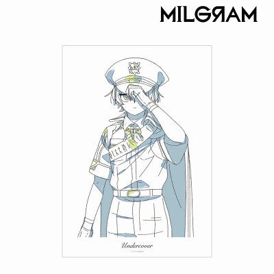 【アルマビアンカ】MILGRAM -ミルグラム- 原画A3マット加工ポスター エス 『アンダーカバー』