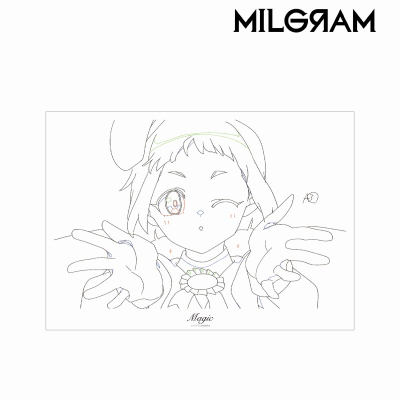 【アルマビアンカ】MILGRAM -ミルグラム- 原画A3マット加工ポスター アマネ 『おまじない』