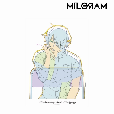 【アルマビアンカ】MILGRAM -ミルグラム- 原画A3マット加工ポスター ハルカ 『全知全悩』